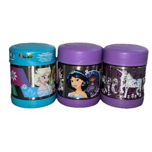 Thermas Lunch Box Container Kids Vacuum Insulated Food Jar Warm Travel Lot Of 3